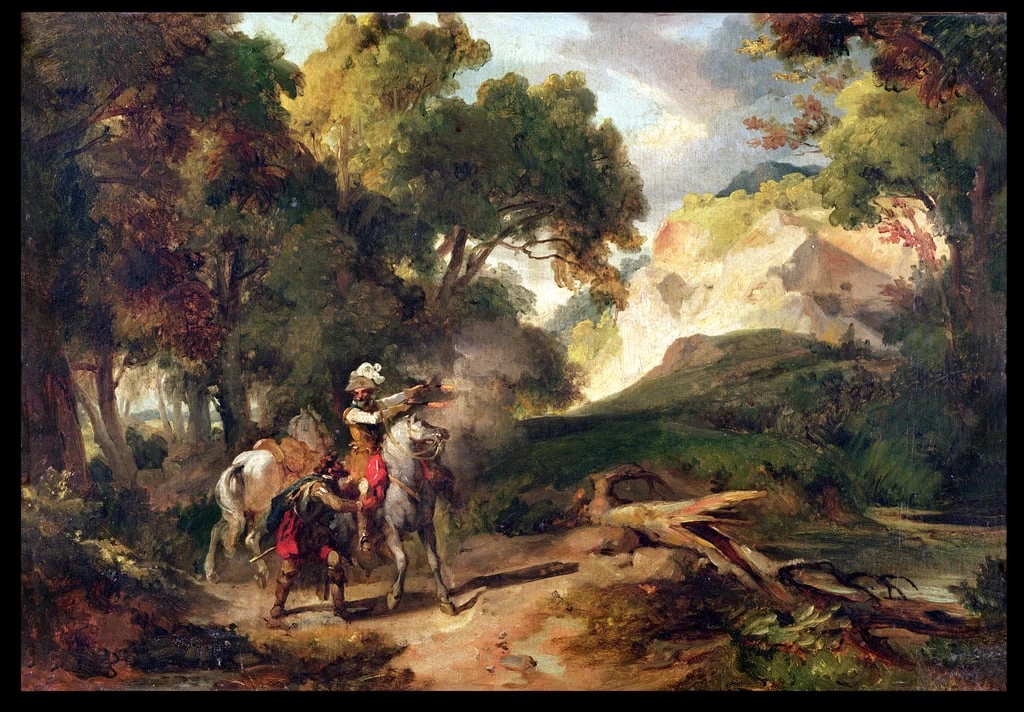 Enrico IV e il capitano Michau - Musee des Beaux, Arts, Orleans, France